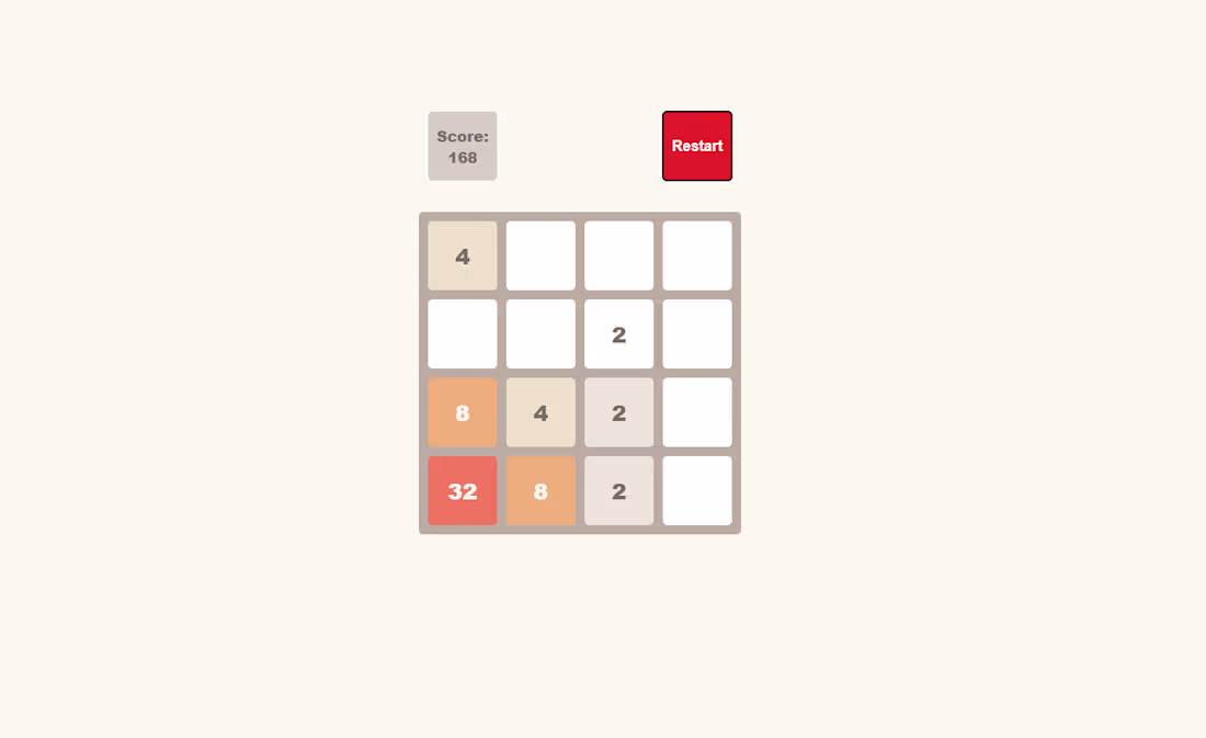 Cover image for A classic 2048 puzzle game