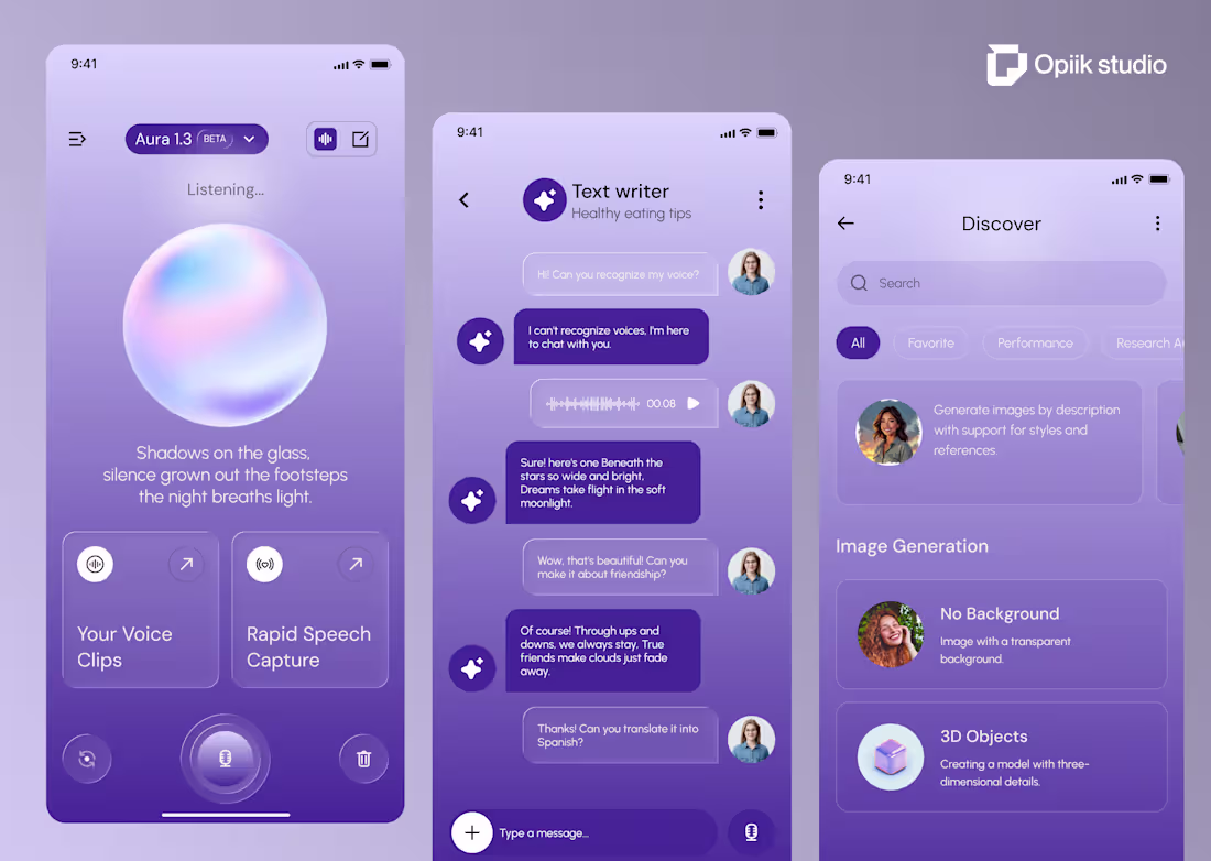 Cover image for AI Chat Mobile App UI