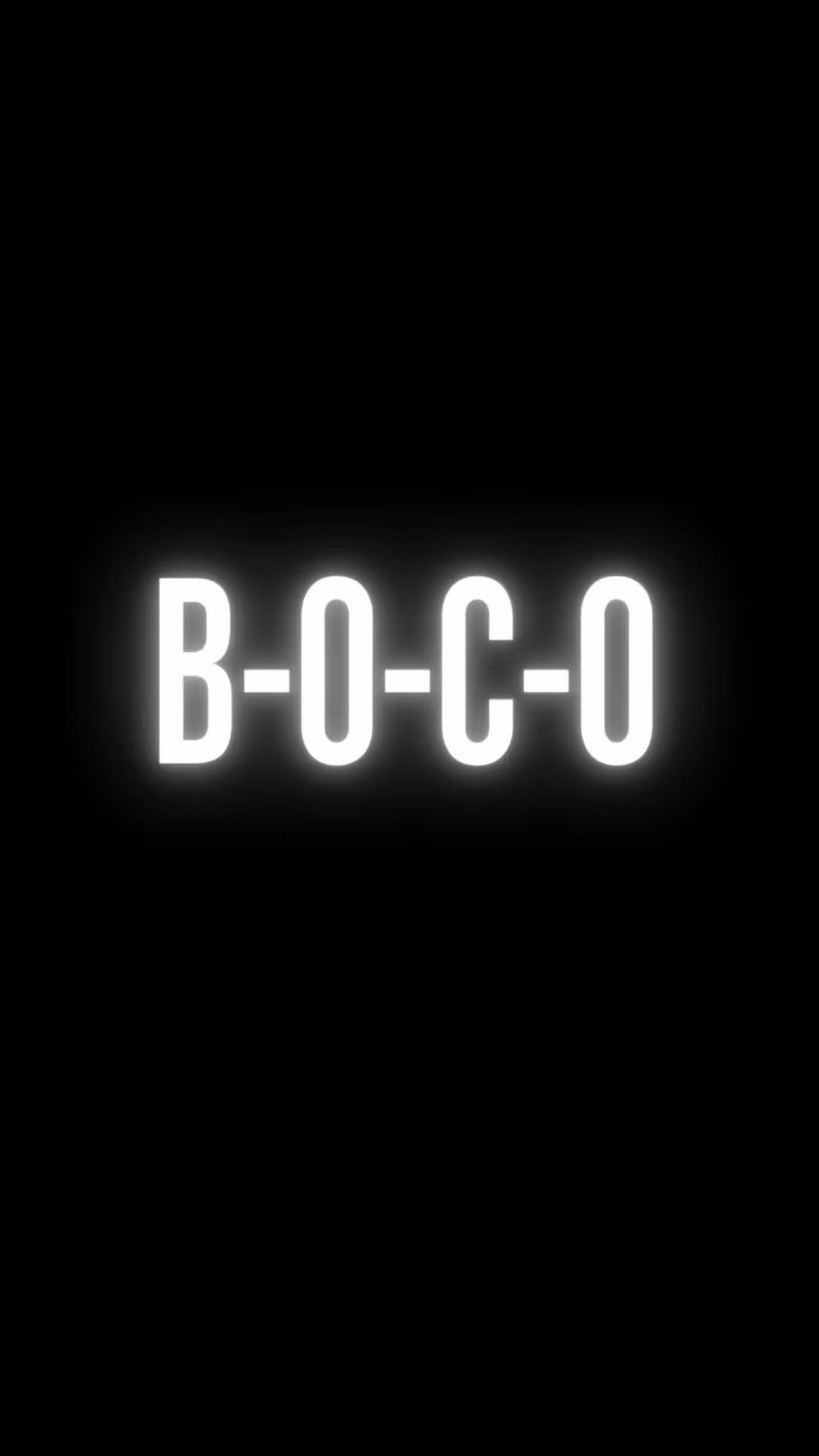 Cover image for Glowing Logo Design For B-O-C-O