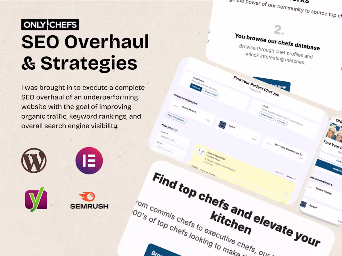 Cover image for Complete SEO Overhaul for Website Enhancement