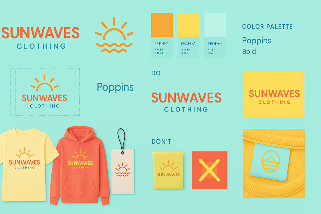 Cover image for Brand Creation for Sunwaves Clothing