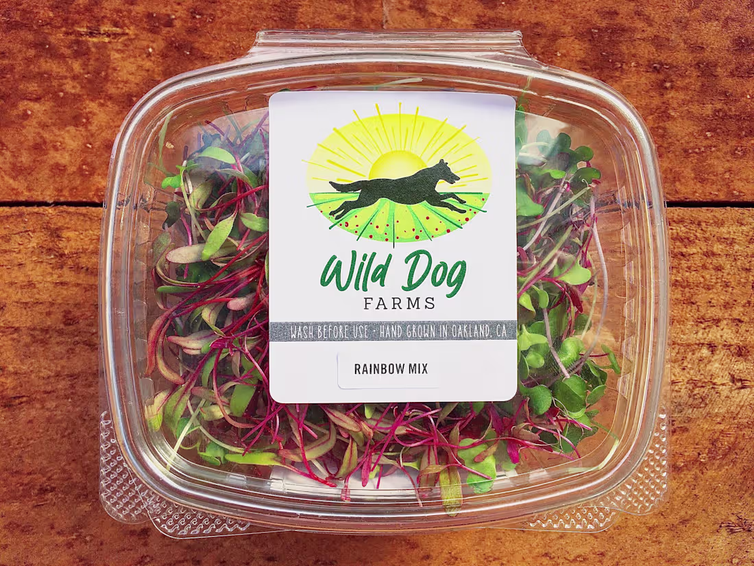 Cover image for Wild Dog Farms, Label Design