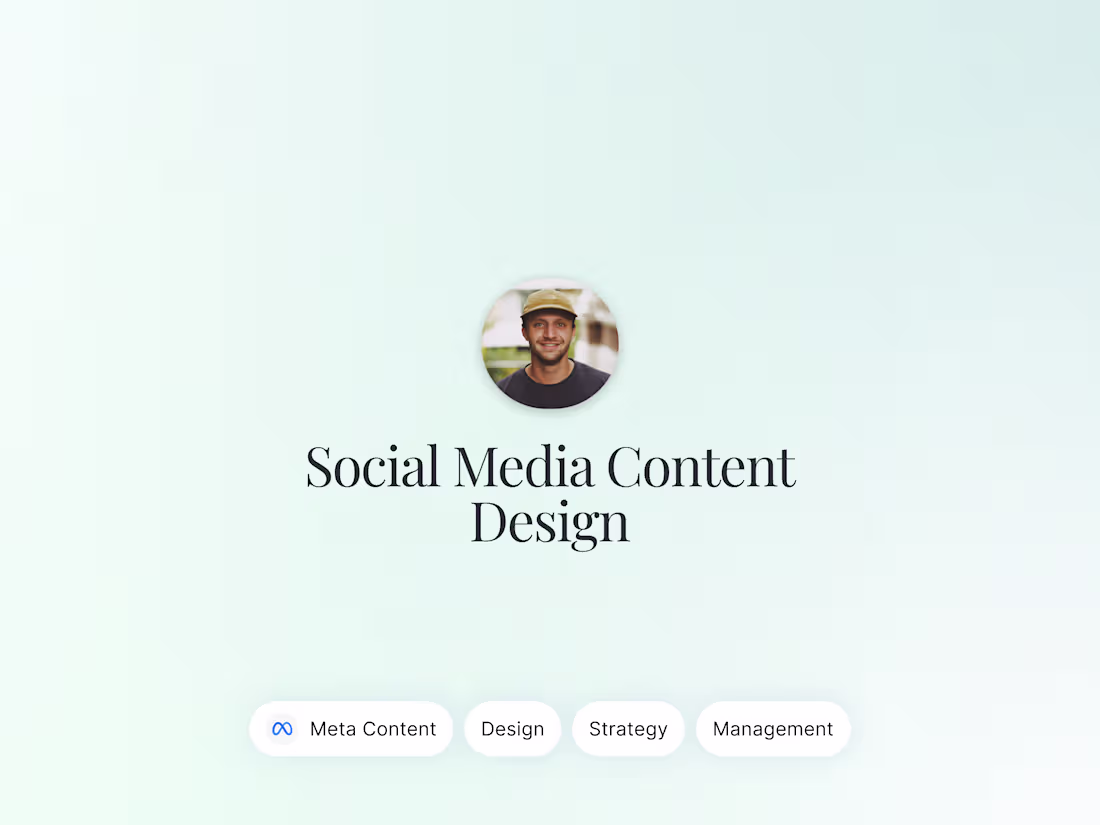 Cover image for Social Media Content Design