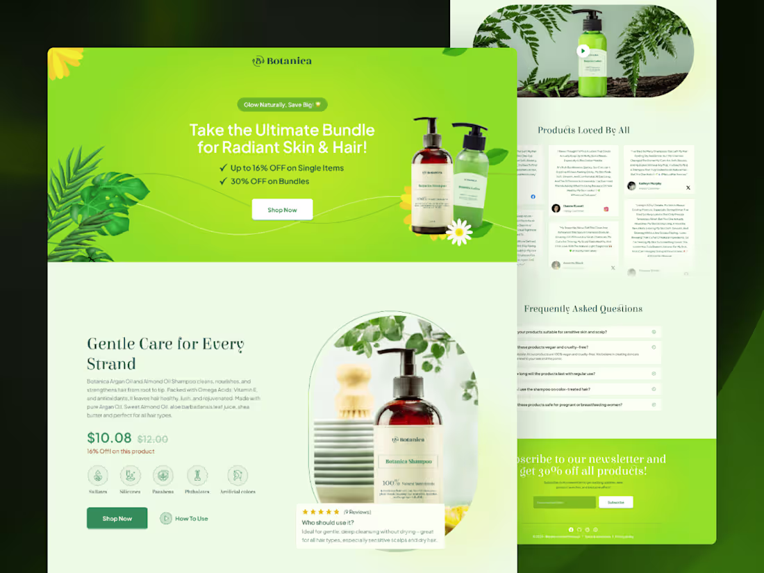 Cover image for Botanica Herbal | Design and Development