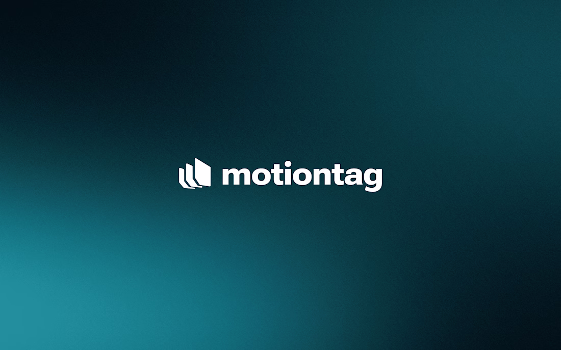 Cover image for Motiontag Rebranding and Website