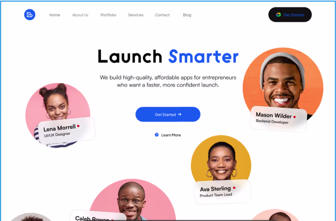 Cover image for BetaBridge - Agency Landing Page