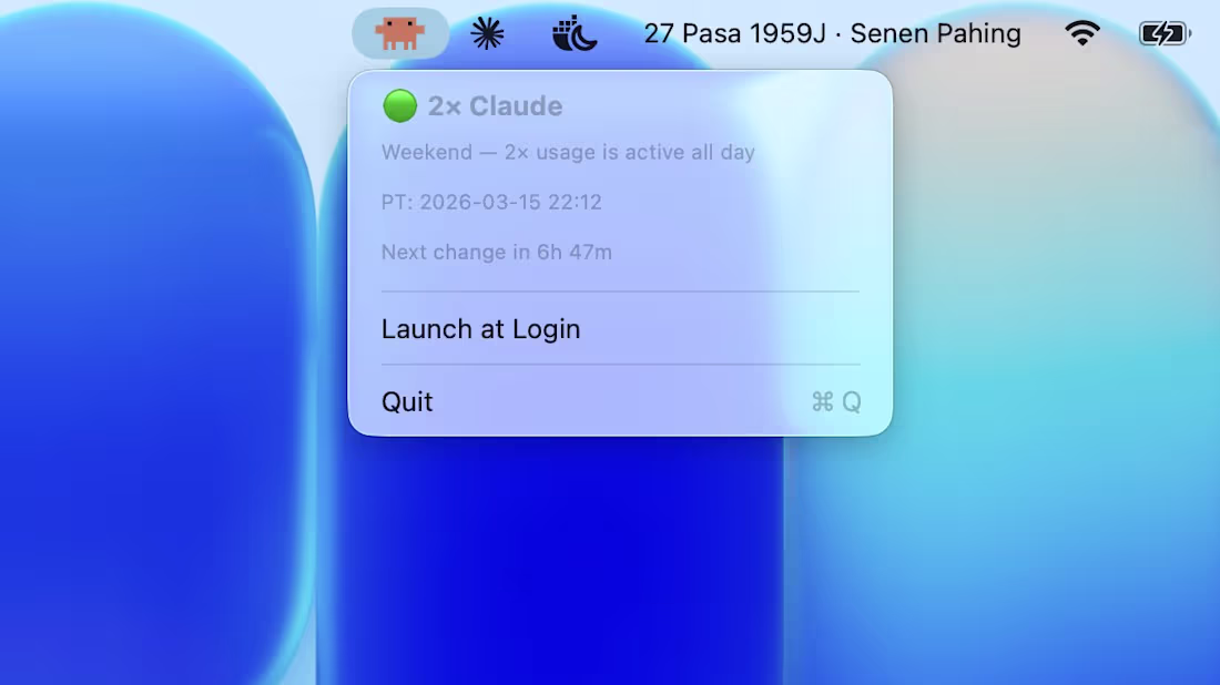 Cover image for A small macOS menu bar