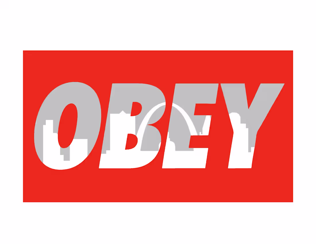 Cover image for OBEY/SAINT LOUIS CROSSOVER LOGO/DESIGN
