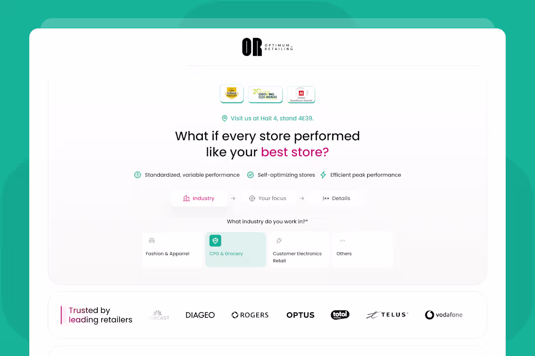 Cover image for Re-designed (https://optimumretailing.com/ ) any feedback