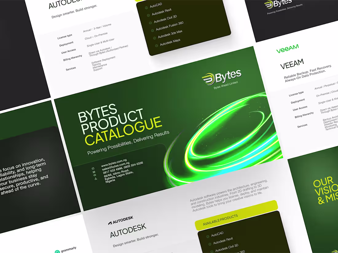 Cover image for Product Catalogue Design for Bytes Ahead Limited