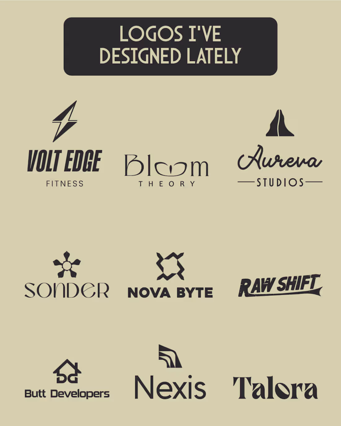 Cover image for Logos I've Designed Lately 