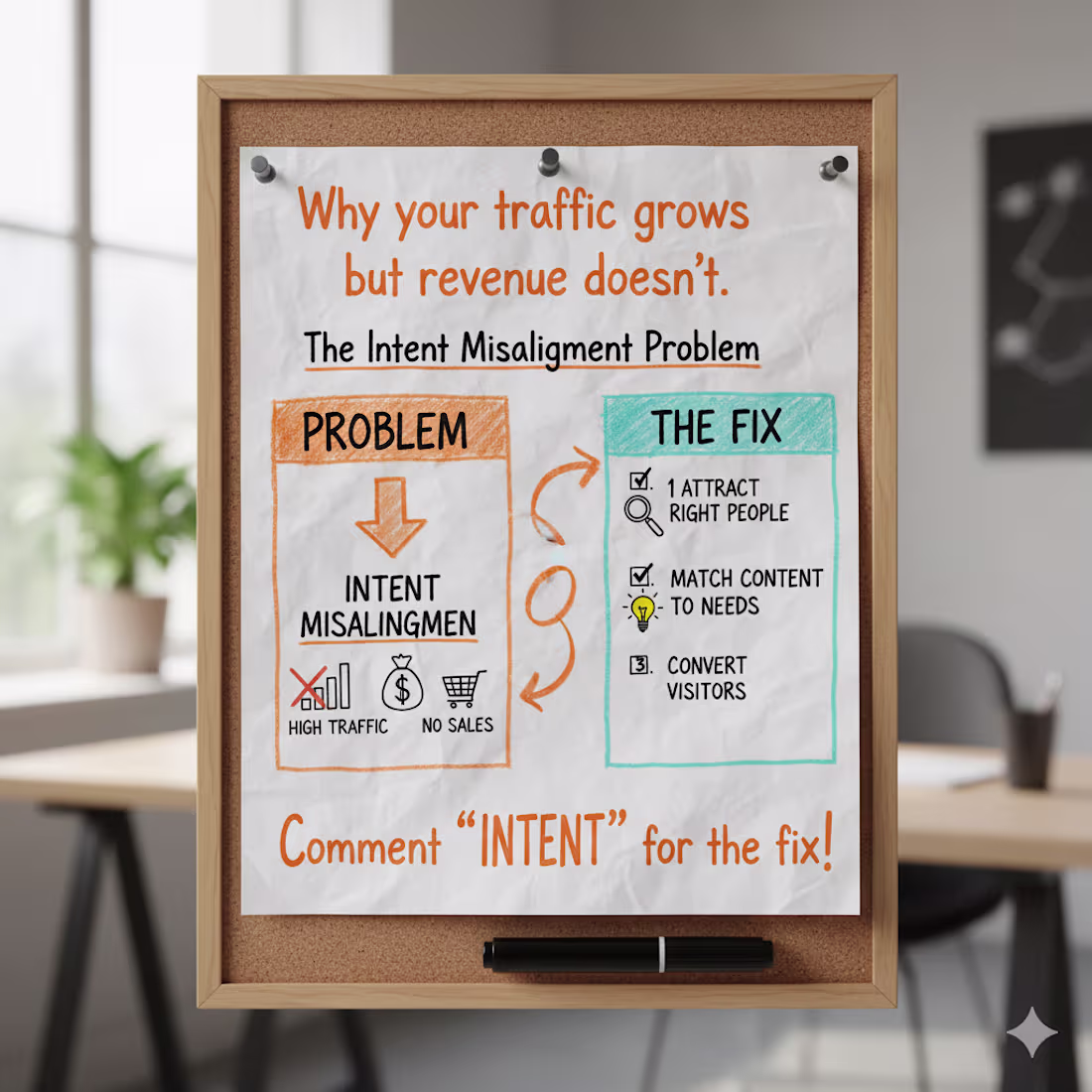 Cover image for Traffic up 300%. Sales flat. Sound familiar? THE PROBLEM: Wh...