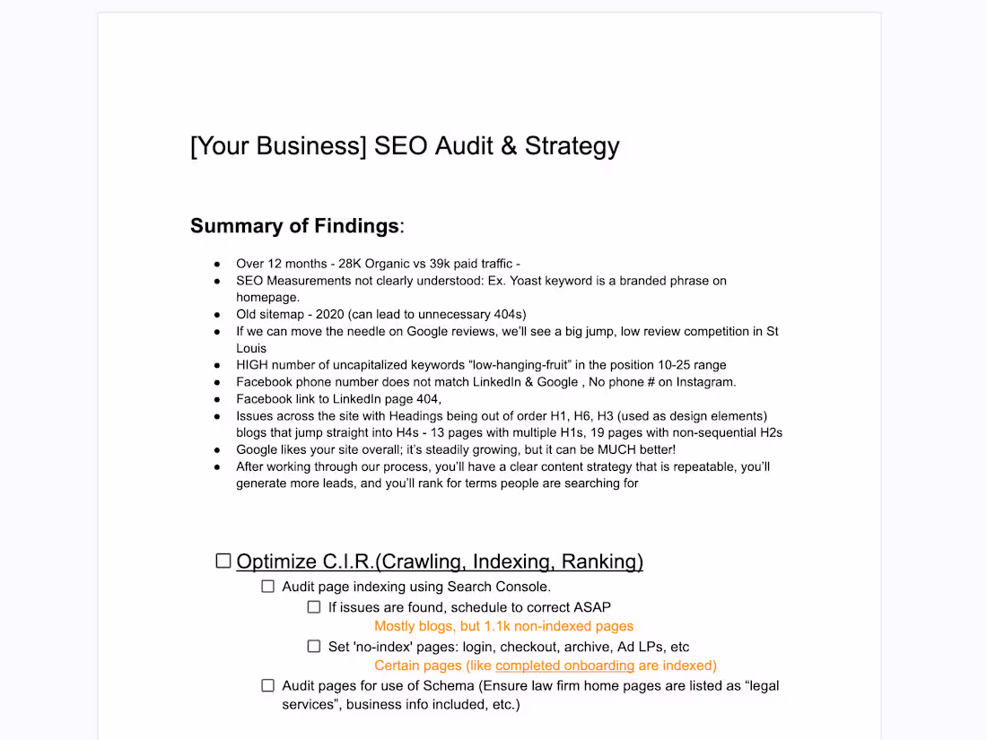 Cover image for SEO Website Audit