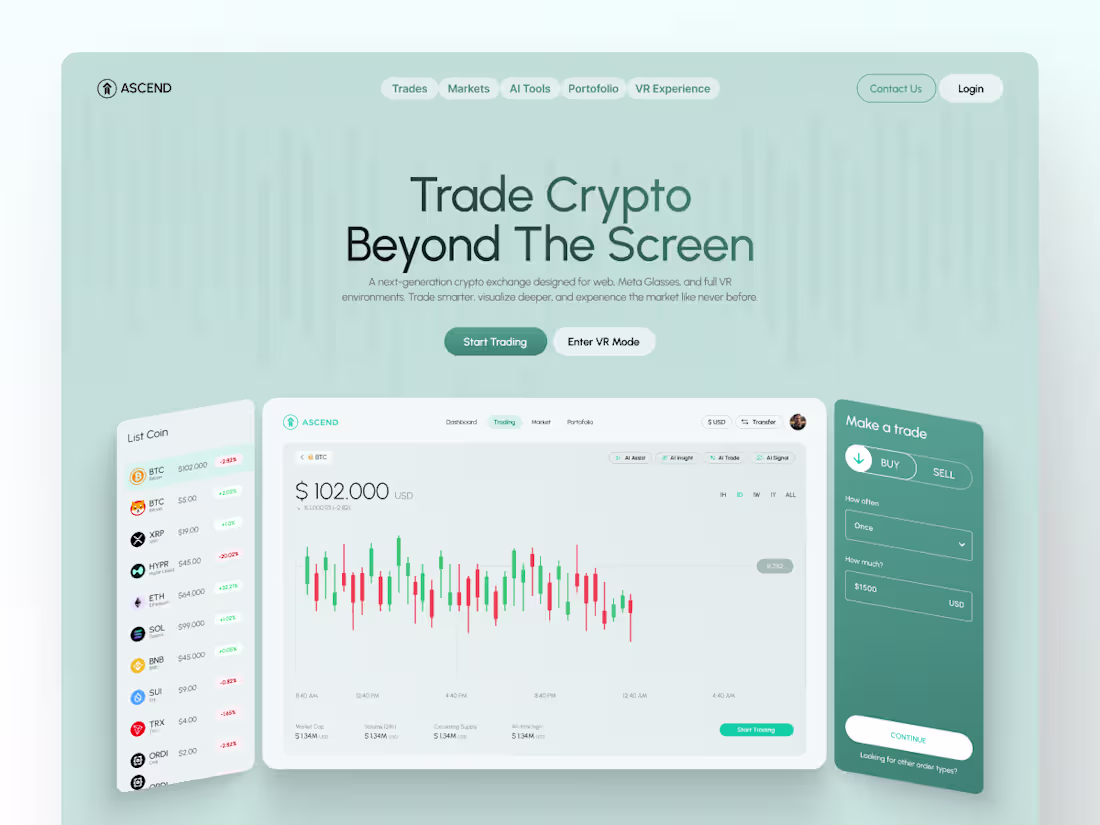 Cover image for Designing Trustworthy Crypto Exchange Platforms: A Landing P...