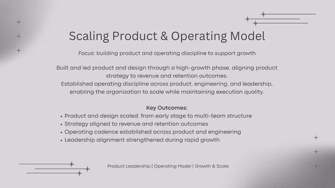 Cover image for Scaling Product