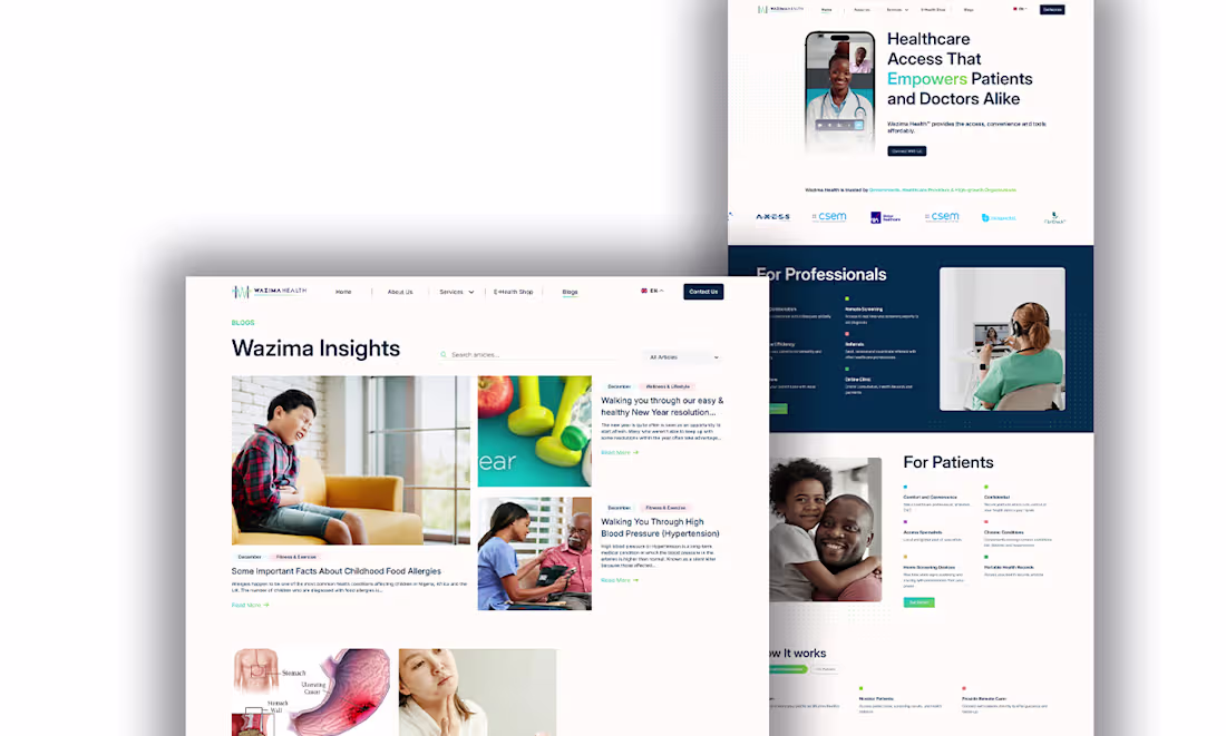 Cover image for 🩺 Professional Healthcare WordPress Website