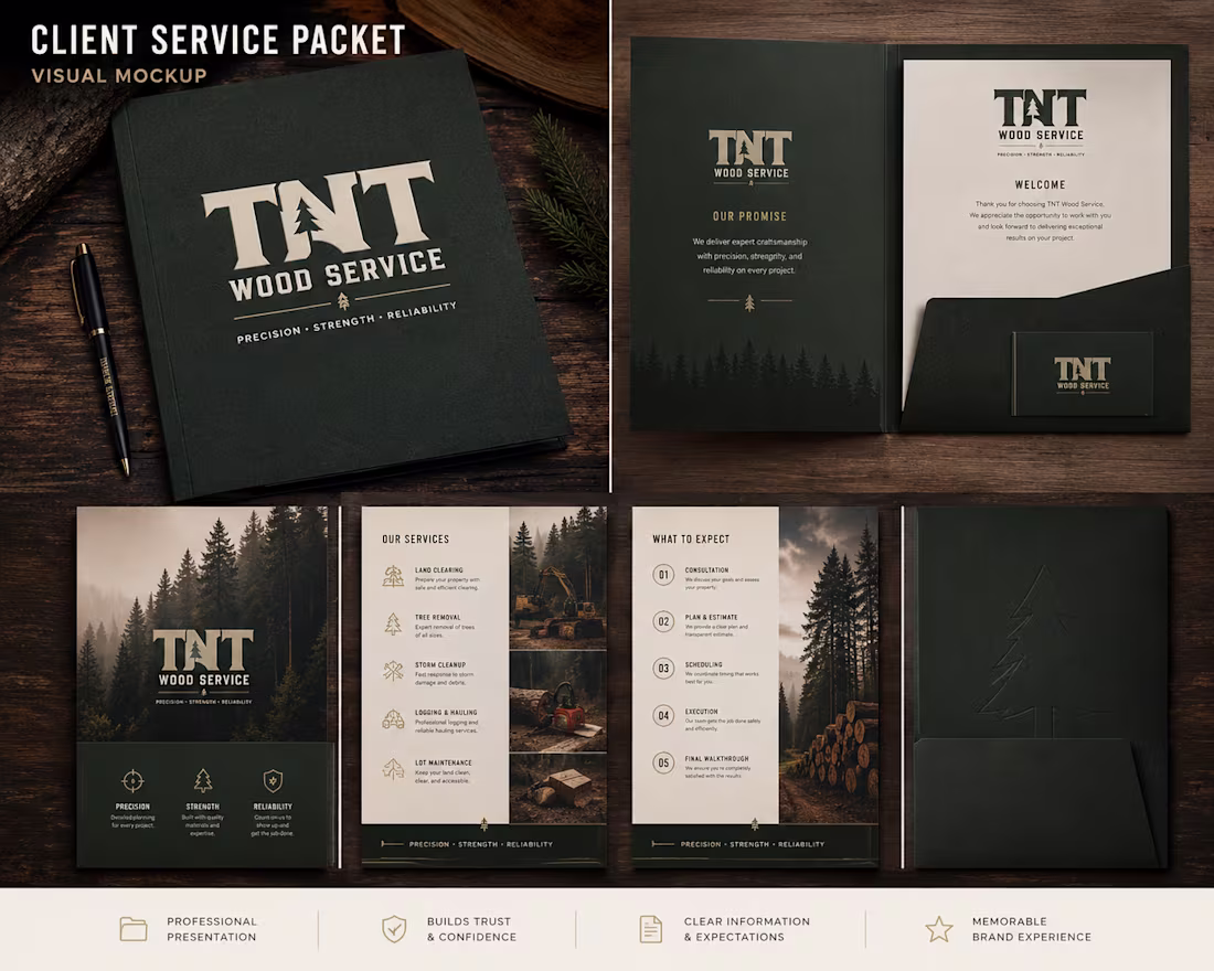 Cover image for Designed a comprehensive client service