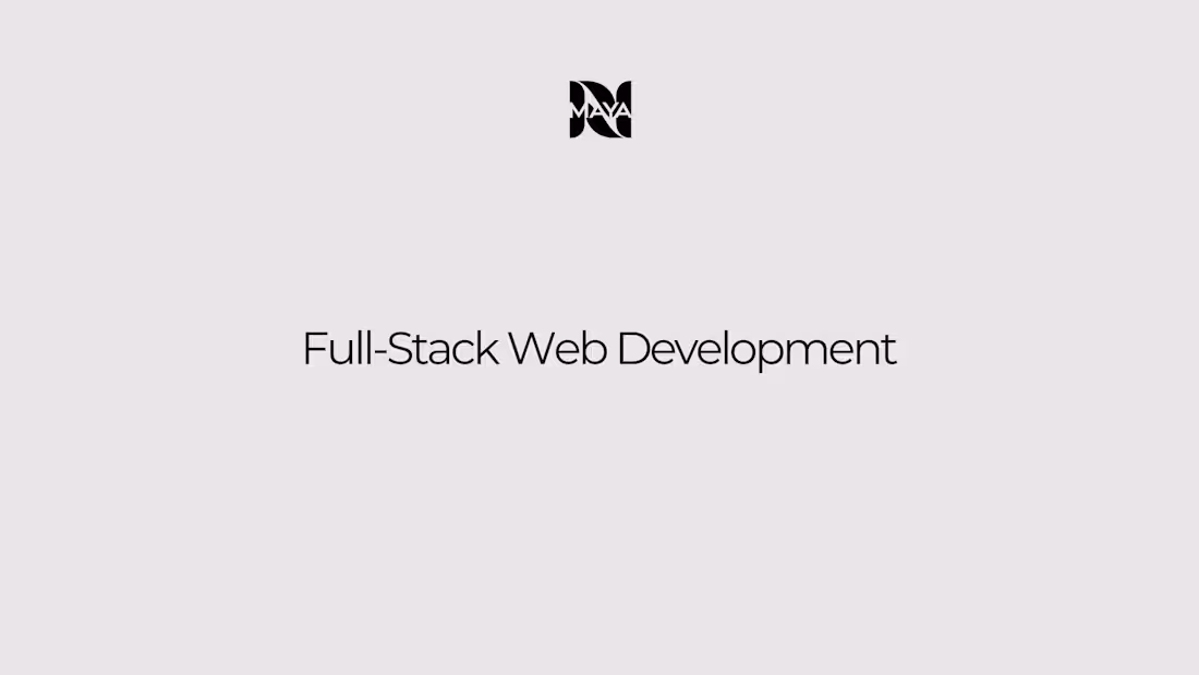 Cover image for Full-Stack Web Development