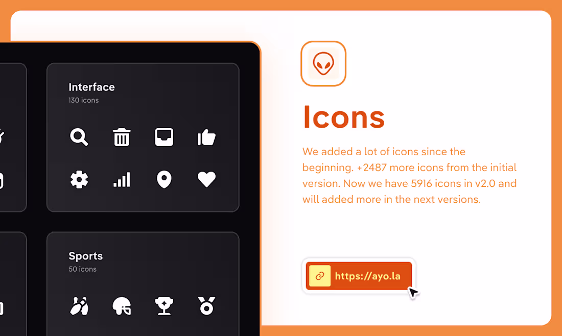 Cover image for Ayo Icons presentation