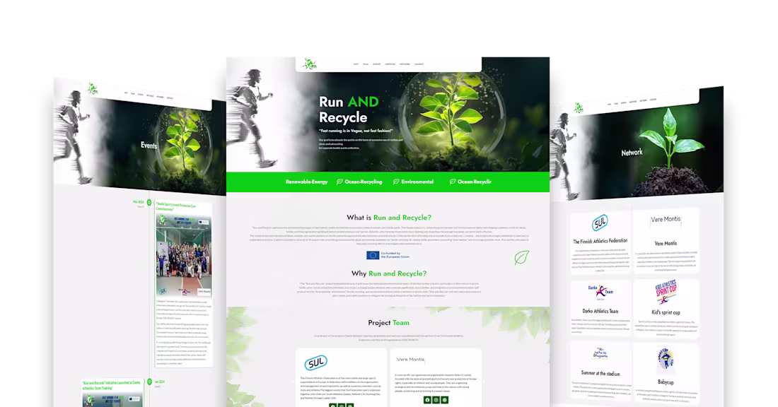 Cover image for Run & Recycle – Sustainable Sports & Textile Recycling Platform