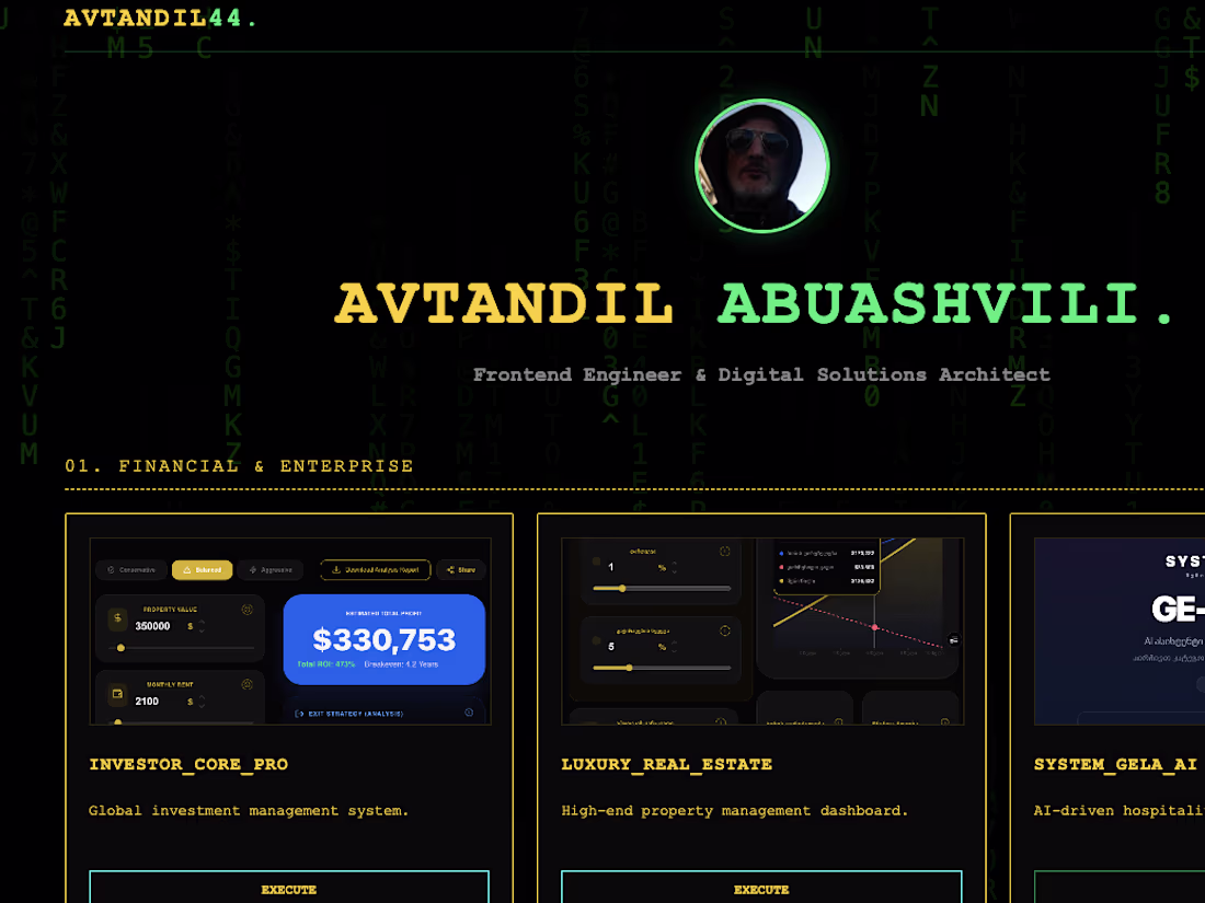 Cover image for My personal developer portfolio and