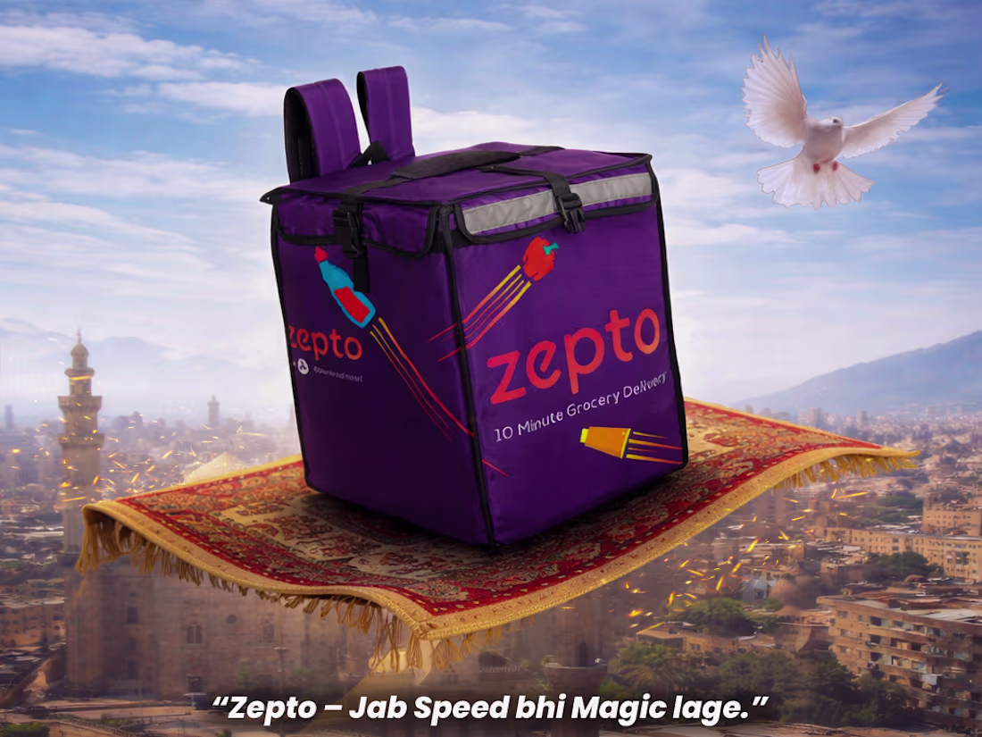 Cover image for Zepto Social Media Post (Concept