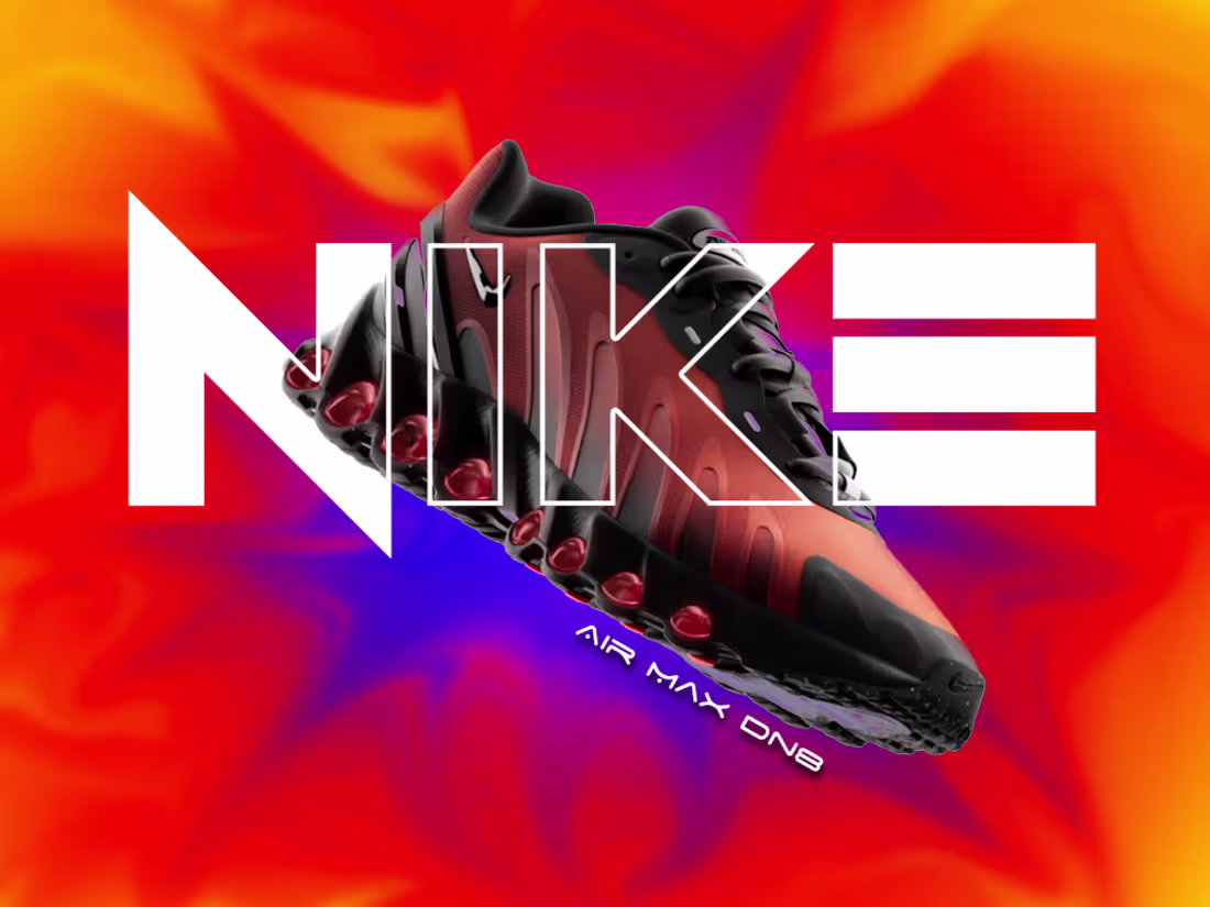 Cover image for NIKE AIR MAX DN8 | Futuristic Sneaker Ad Concept A sleek, hi...