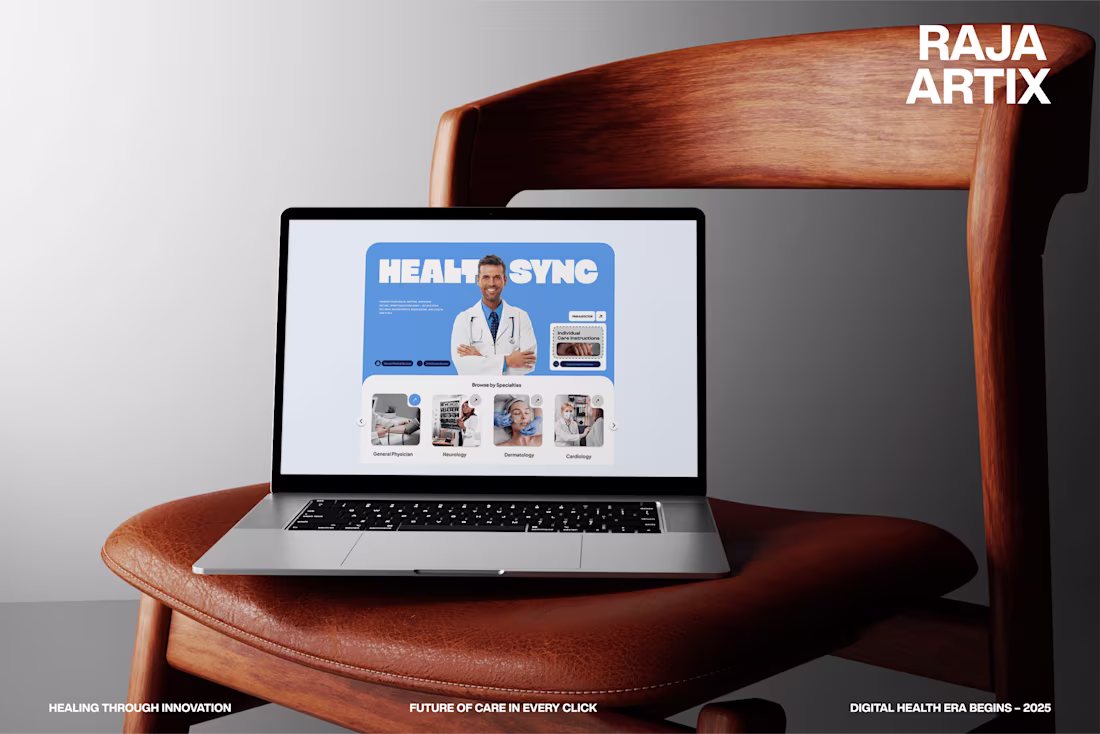 Cover image for HealthSync: Hospital Management UI/UX