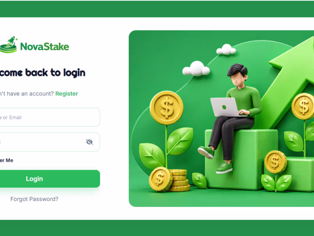 Cover image for NovaStake — Crypto Staking Platform