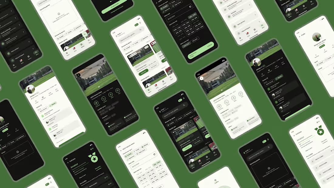 Cover image for TurfPro - Sports Venue Booking Mobile App