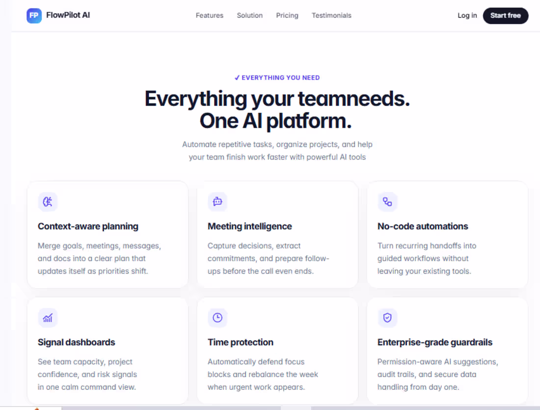Cover image for FlowPilot AI is a SaaS