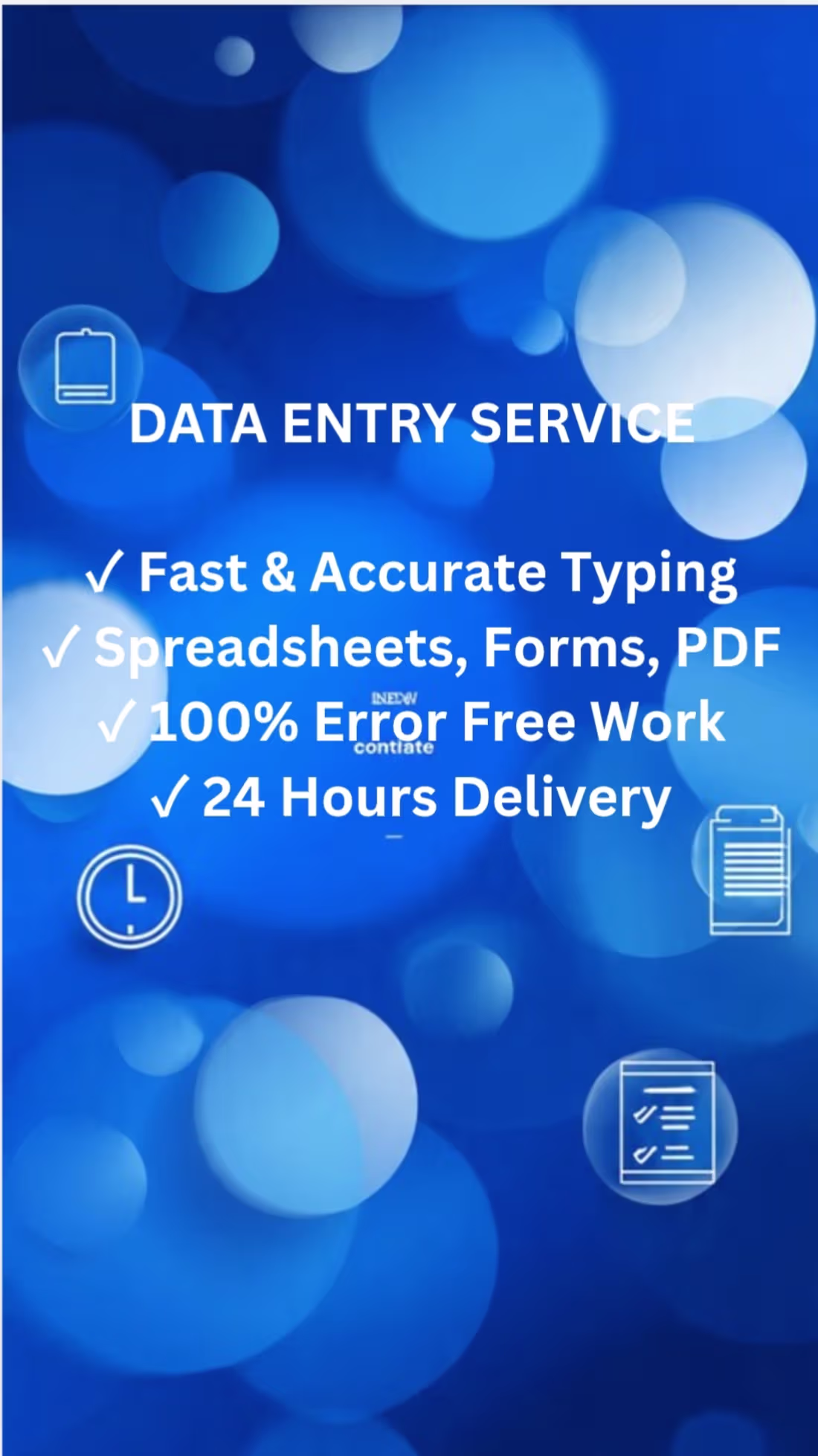 Cover image for I provide fast and accurate