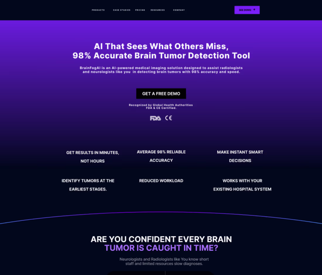 Cover image for Brainfog AI Landing Page Copy: