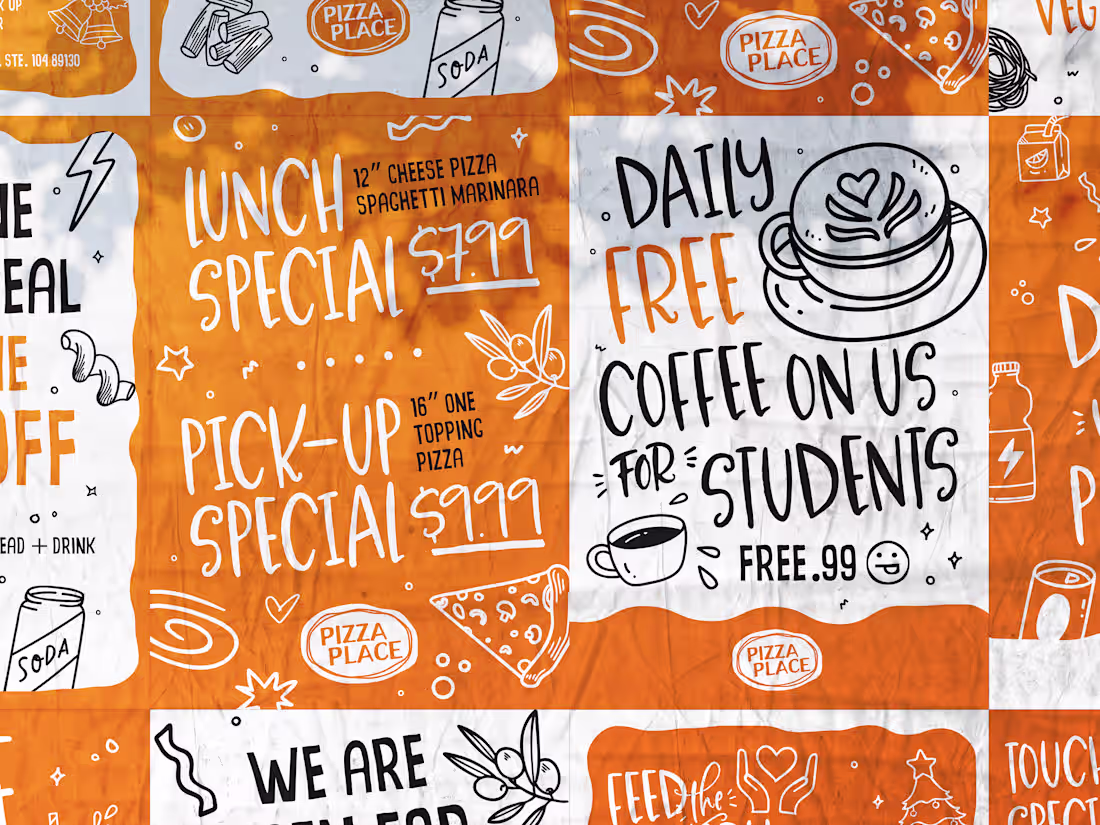 Cover image for Pizza Place Posters