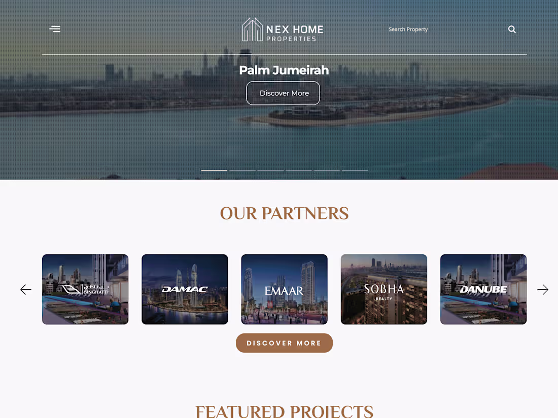 Cover image for NexHome | Dubai Real Estate