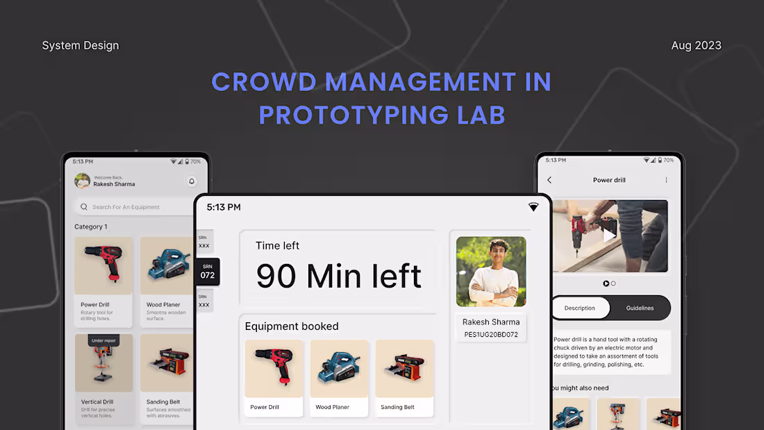 Cover image for ProtoFlow | Crowd Management System on Behance
