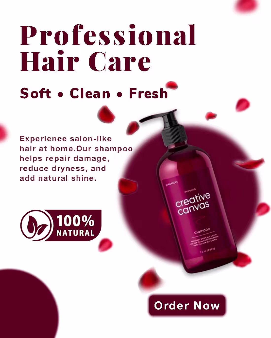 Cover image for This shampoo advertisement features a