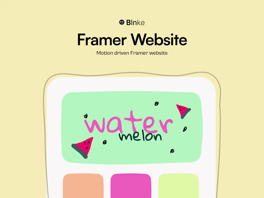 Cover image for Framer Website