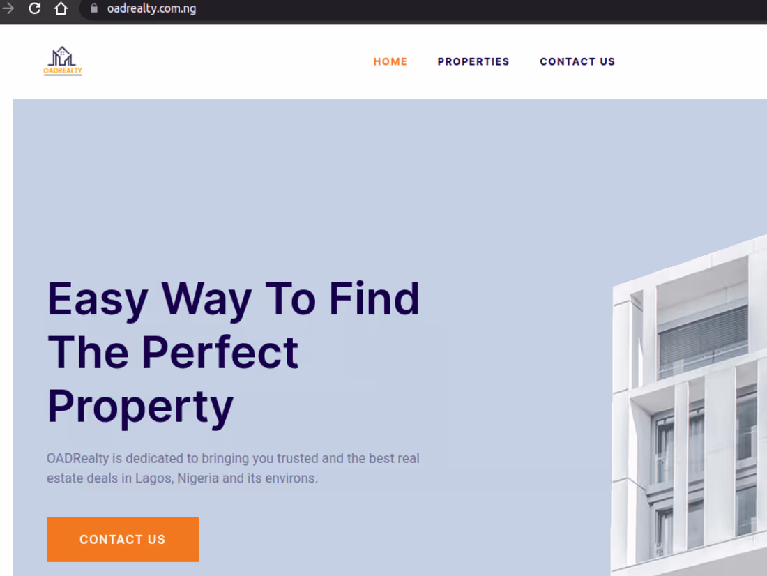 Cover image for OADRealty – Best Real Estate Broker