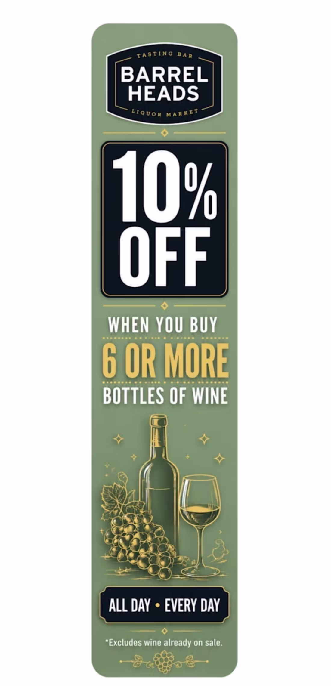 Cover image for Retail Wine Promotion Aisle Blade