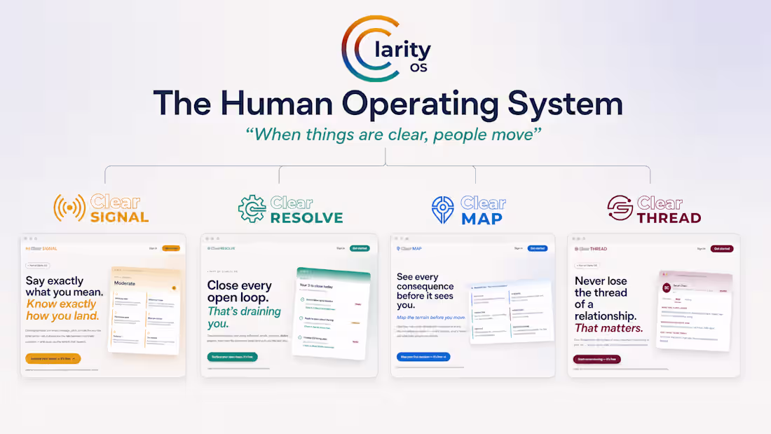 Cover image for ClarityOS: AI-Native SaaS Product Ecosystem
I