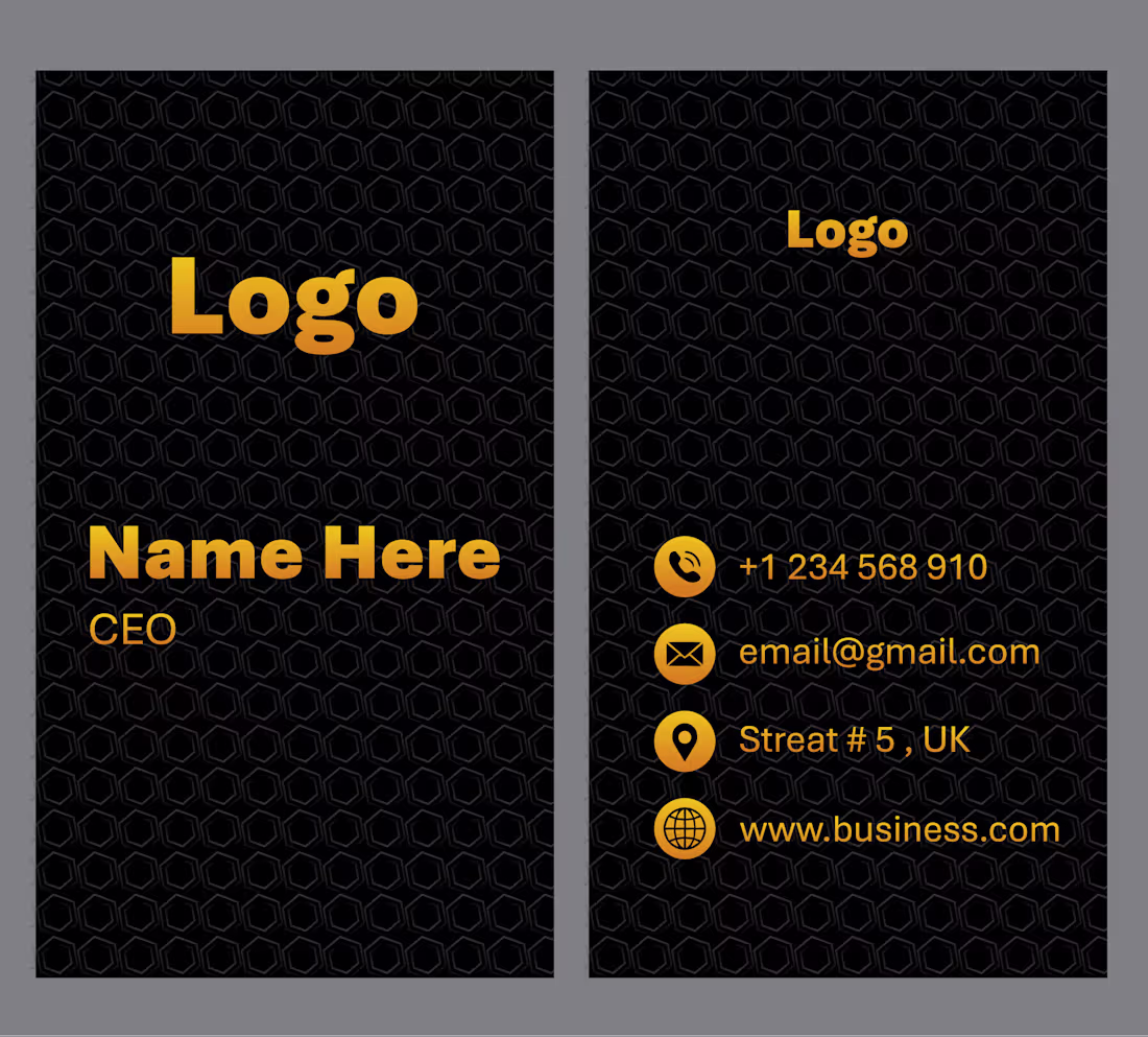 Cover image for Business card design