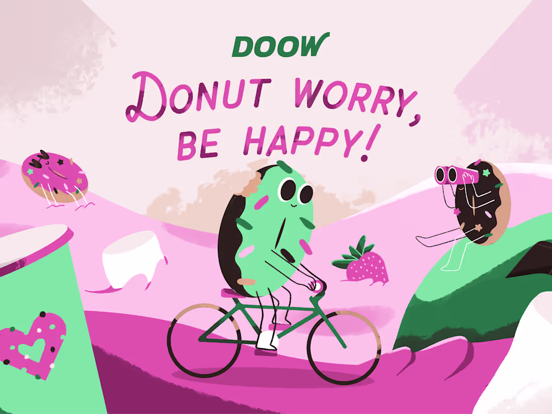 Cover image for Doow Donuts - Brand Identity
