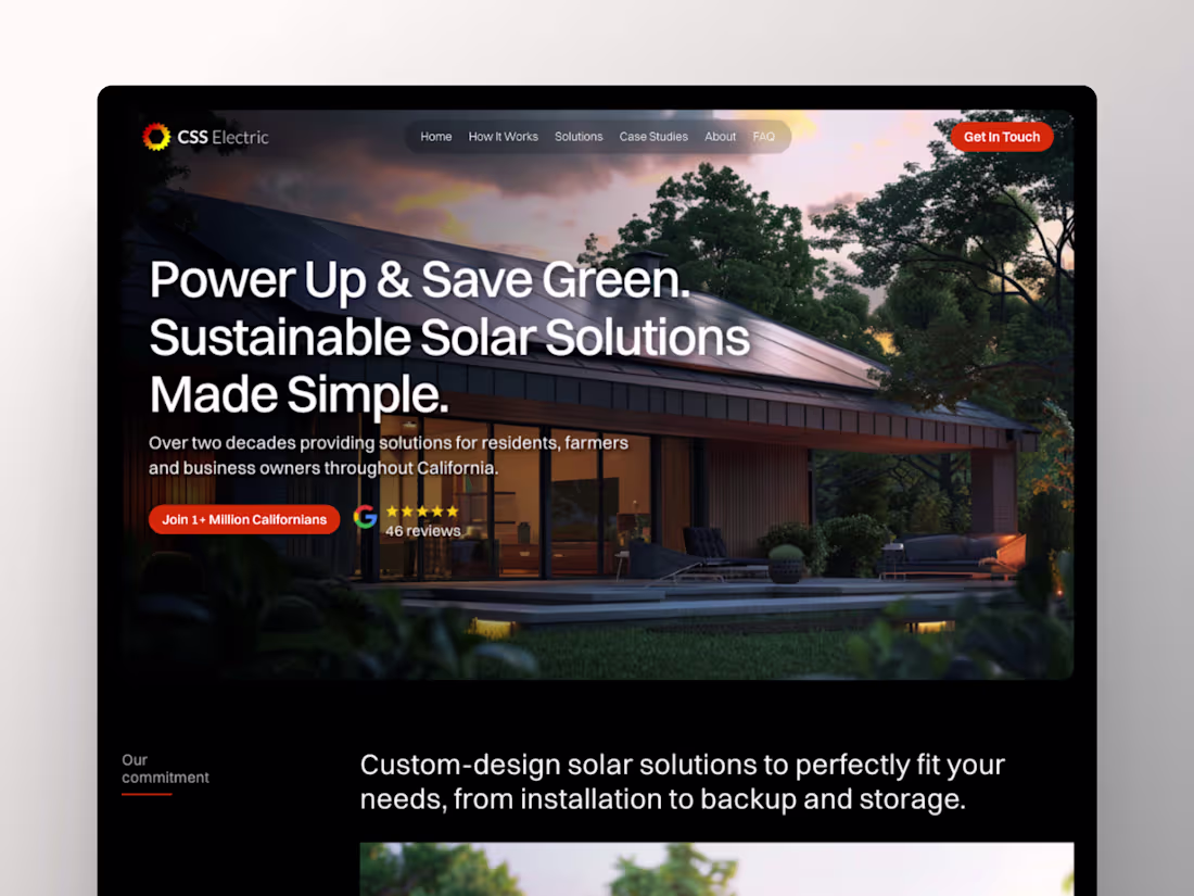 Cover image for CSS Solar Solution Website