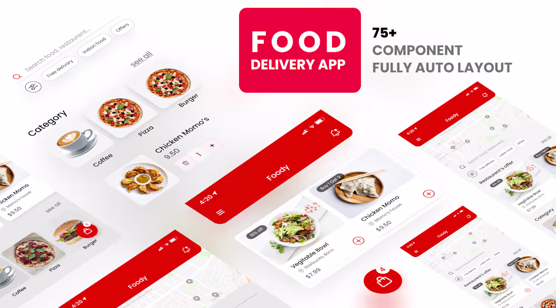 Cover image for Mobile app UI UX design.
