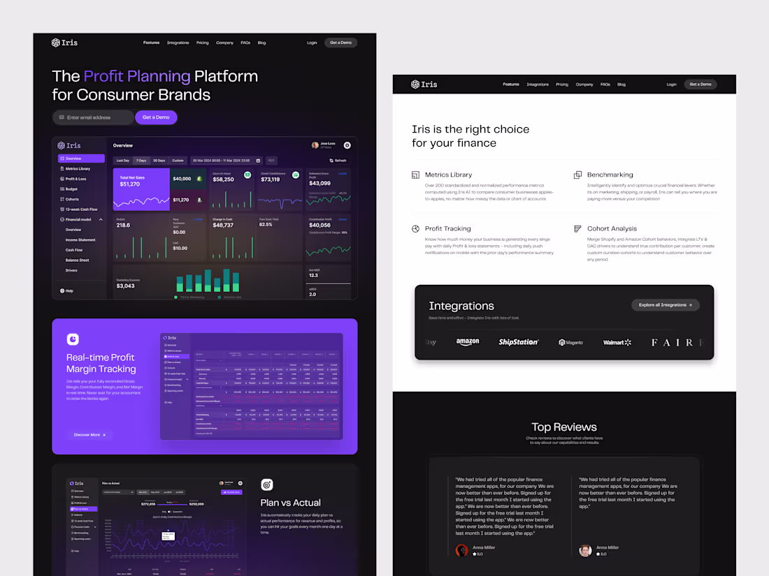 Cover image for SaaS Dashboard Design for Finance Analytics