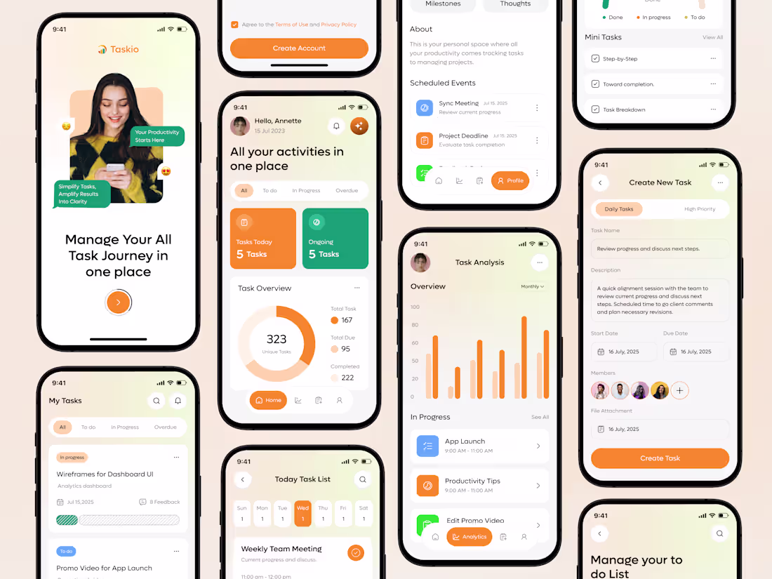 Cover image for Task Management Mobile App Design