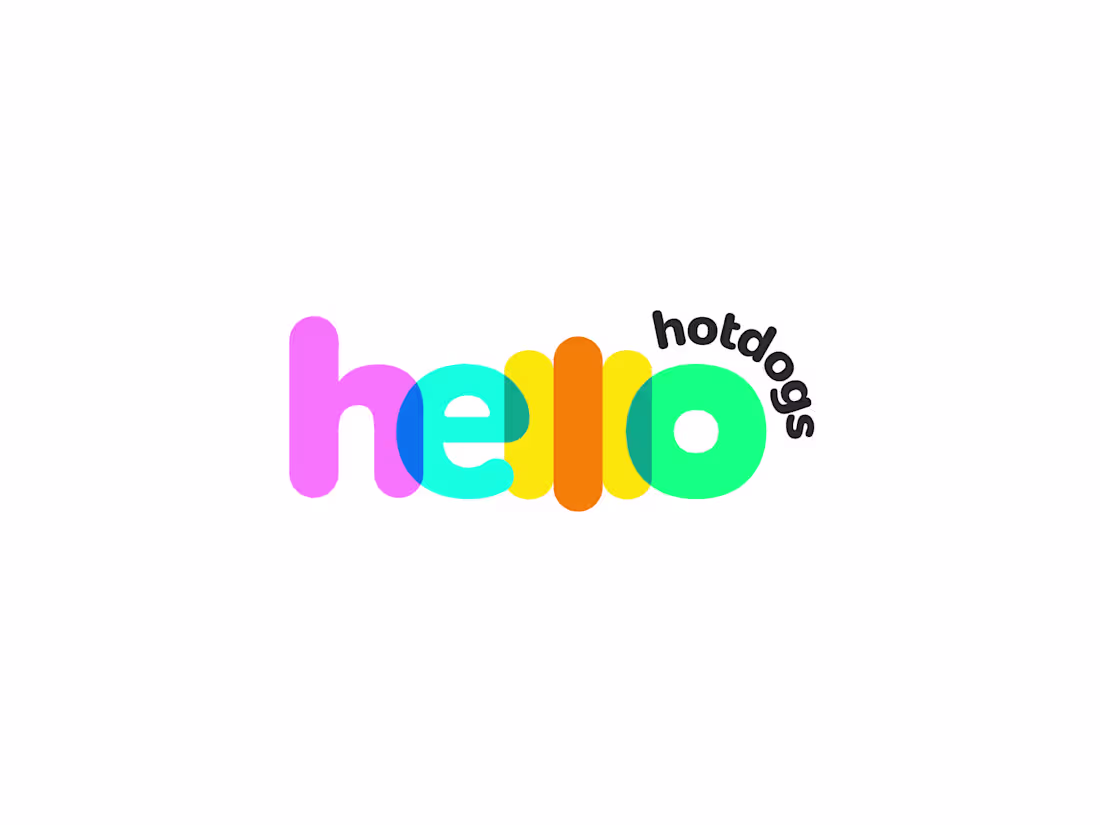 Cover image for hello hotdogs, Logo Design and Brand Visuals