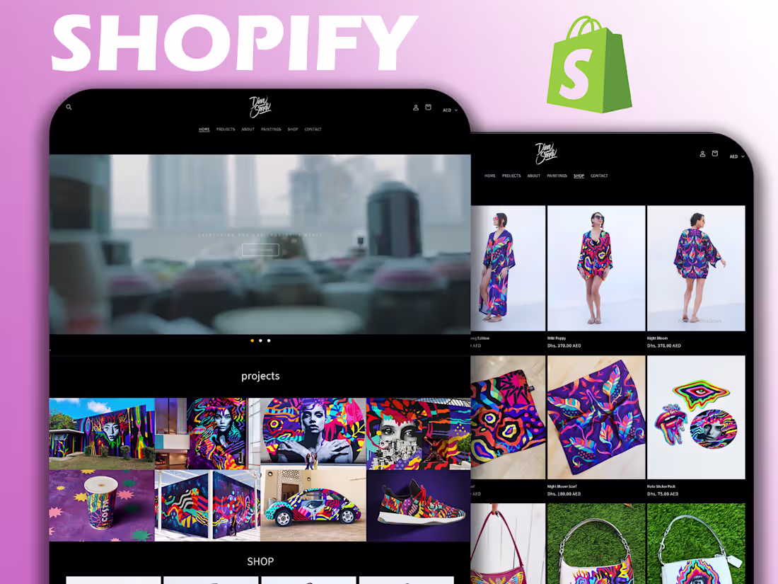 Cover image for Overview: We built Dina Saadi’s official website as a vibran...