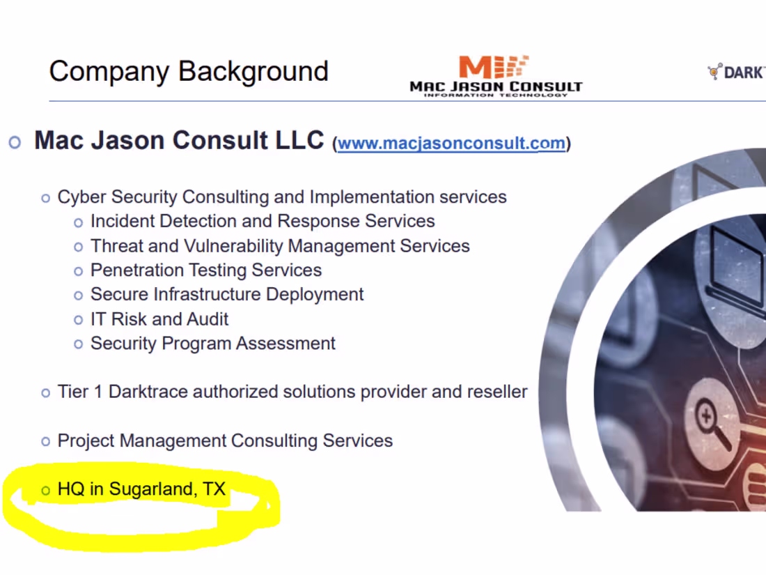 Cover image for Brochure: Company Services